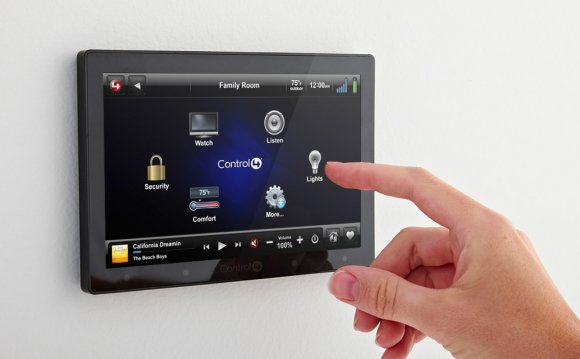 Control4 in wall touchscreen