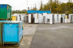 A company recycling appliances across the U.S. features ceased businesses after a sustained period of financial difficulty, in accordance with development reports and documents.