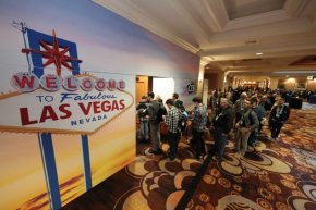 Convention-goers file into the 2015 Consumer Electronics Show in Las Vegas. The 2016 edition associated with the tv show starts to the general public on January 6.