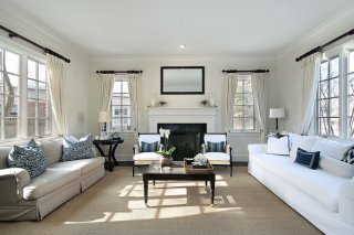 living area in luxury home