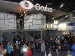Oculus VR booth at CES 2015.