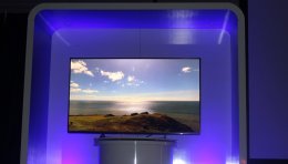 Panasonic UltraHD television at CES 2015.